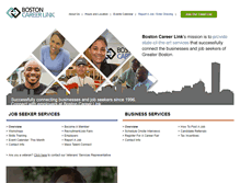 Tablet Screenshot of bostoncareerlink.org